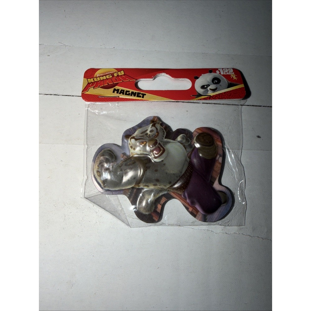 Tai Lung Kung Fu Panda Magnet 2 1/2 Puffy